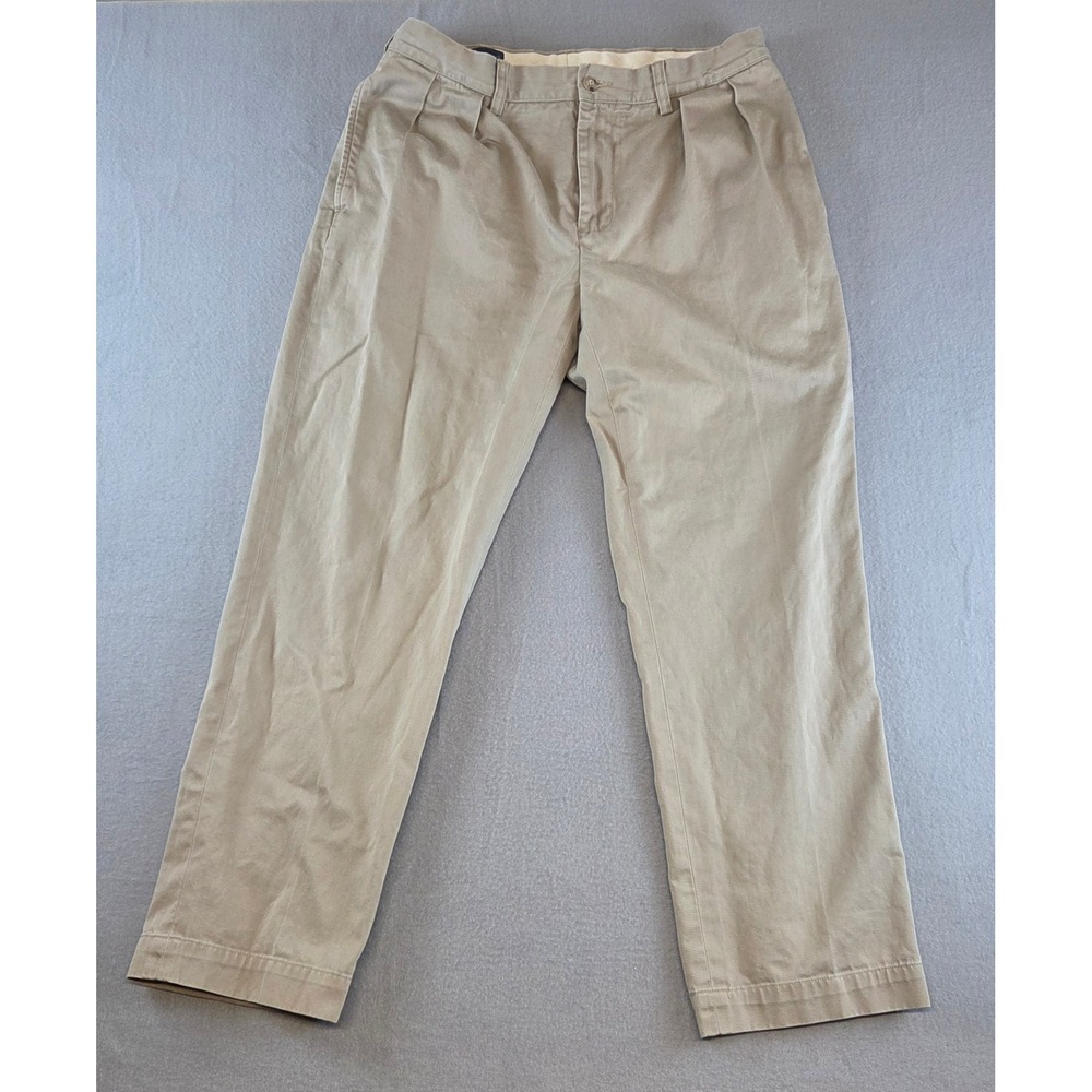 Vintage Polo Ralph Lauren Ethan Chino Pants Men's 34x30 Tapered Altered Fit 28